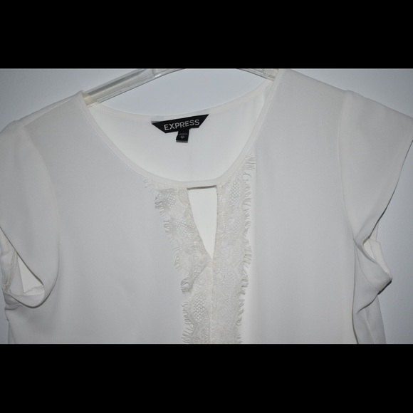 White Express Blouse - Picture 2 of 3